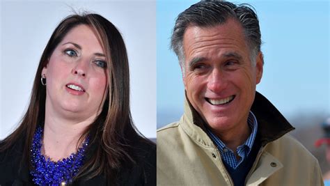 is ronna mcdaniels related to mitt romney